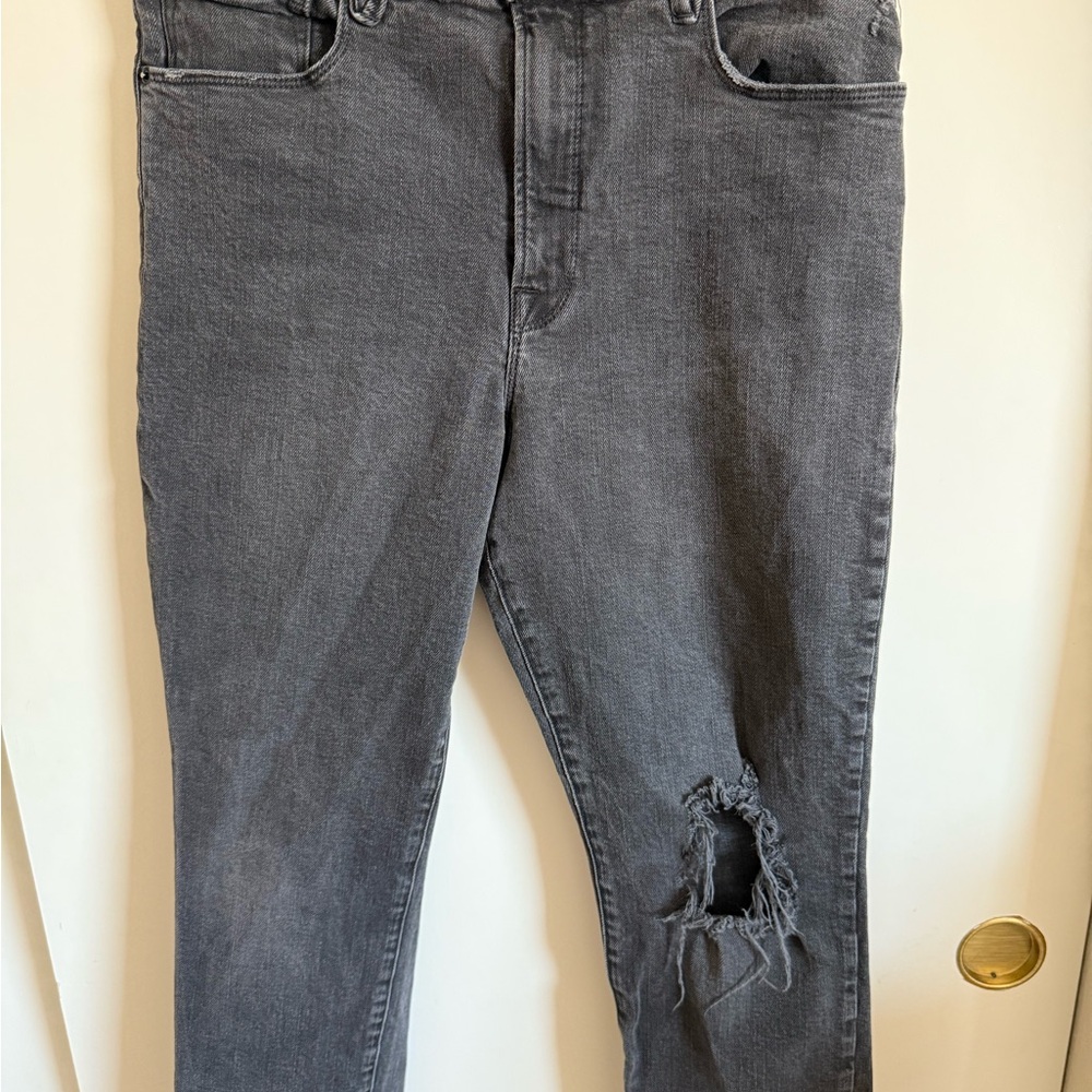 Good American Charcoal Denim Jeans